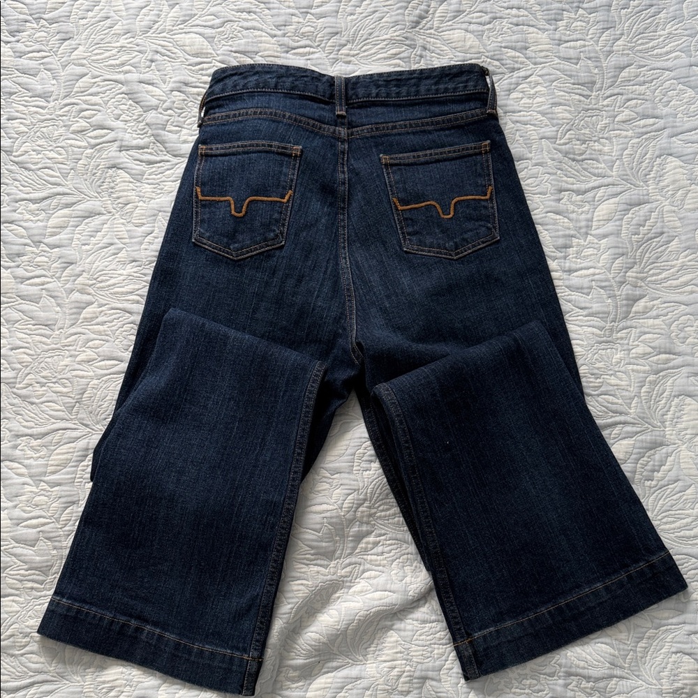 Kimes Ranch Dark Blue Flare Jeans